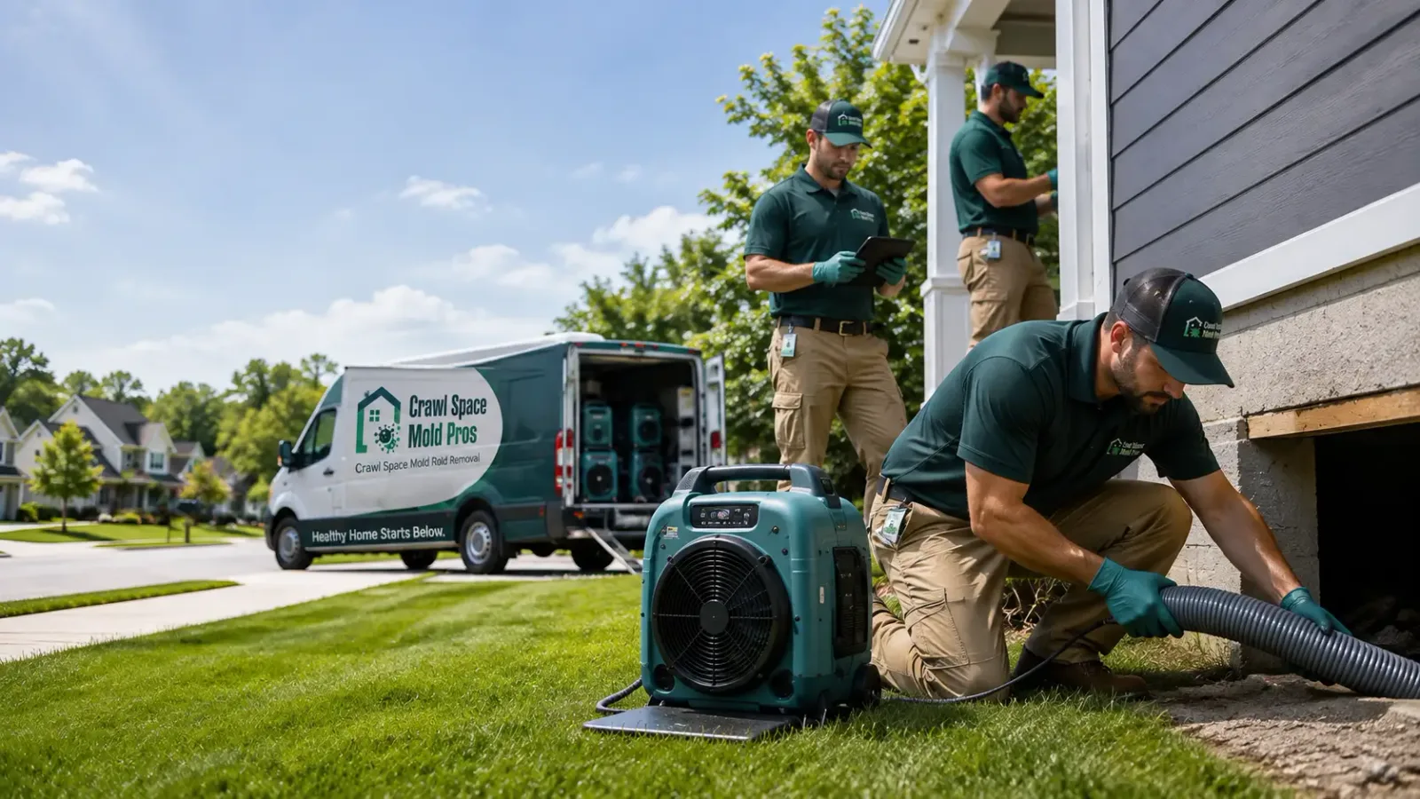 Crawl Space Mold Removal in Moro, OR